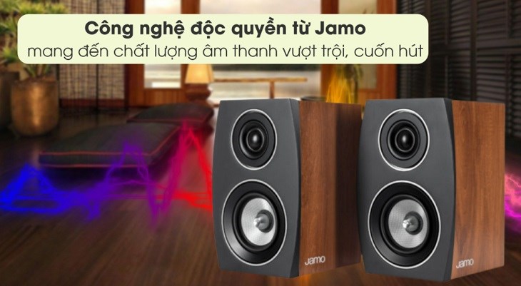 Cặp loa Jamo C 91 II Dark Apple 150W sở hữu âm thanh mạnh mẽ