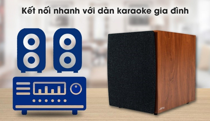 Loa siêu trầm Jamo C912SUB 300W trang bị nhiều cổng kết nối để tạo nên dàn âm thanh sống động