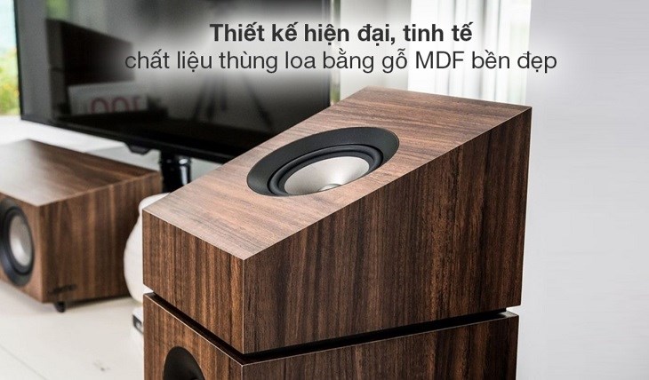 Cặp loa Jamo S 8 ATM Walnut 100W thuộc phân khúc giá tầm trung