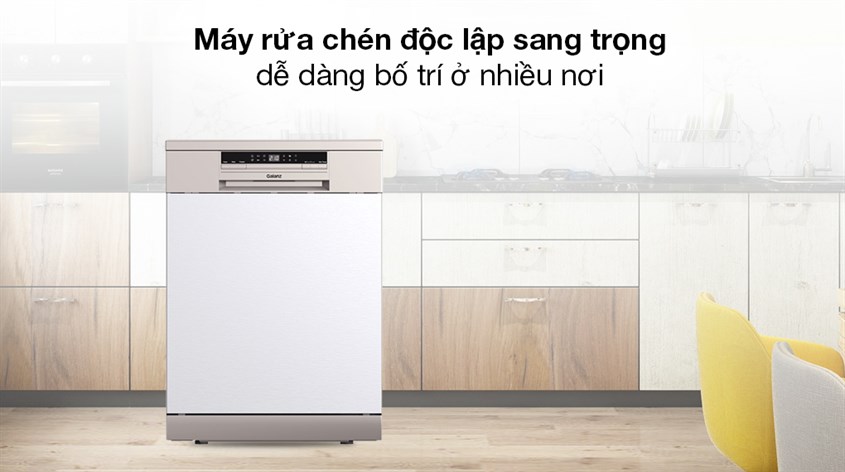 Galanz chỉ sản xuất loại máy rửa chén độc lập như là máy rửa chén độc lập Galanz W60C3A401MQ1