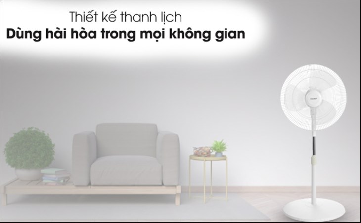 Quạt lửng Comfee 3 cánh CF-FF4019VFW 40W sở hữu vẻ ngoài sang trọng, thanh lịch, giúp làm đẹp không gian sử dụng