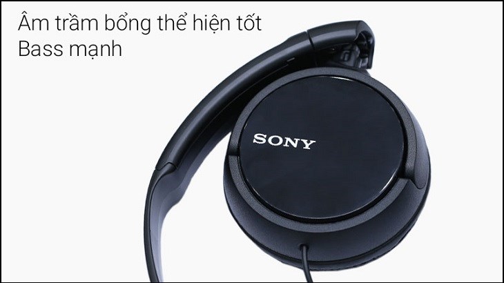 Tai nghe Chụp Tai Sony MDR - ZX110AP cho người dùng trải nghiệm âm bass chất lượng đỉnh cao