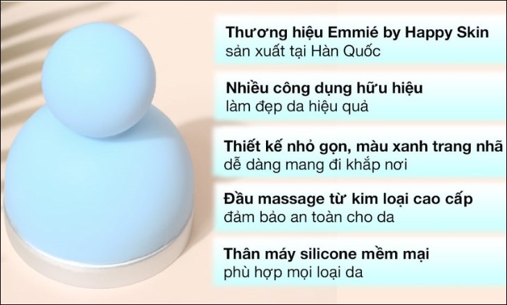 Cây lăn lạnh massage Emmié Face & Body Ice Cooler Blue là người bạn không thể thiếu giúp bạn bảo vệ da trong mùa hè hiệu quả hơn