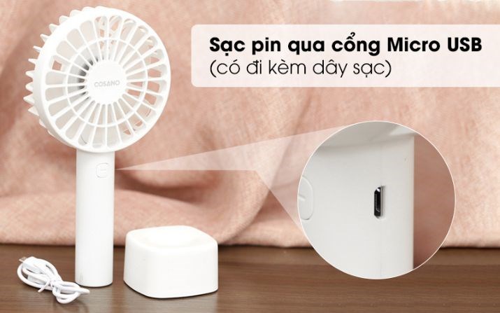 Nút bấm với 4 mức quạt khác nhau