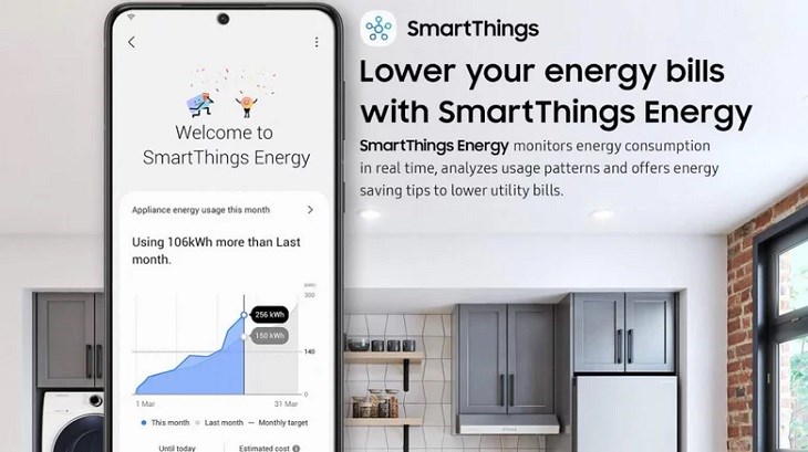 SmartThings giúp người dùng giảm nỗi lo chi phí tiền điện mỗi tháng nhờ khả năng tiết kiệm năng lượng tuyệt vời