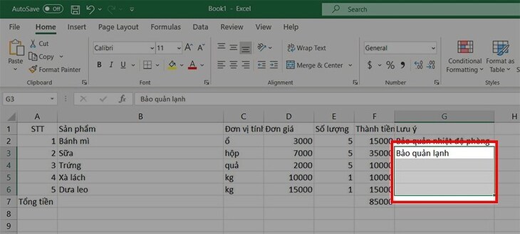 Gộp ô trong Excel giúp trang tính trong gọn gàng và thẩm mỹ hơn