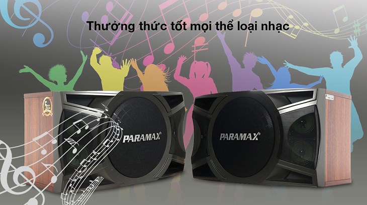 Cặp loa Karaoke Paramax LX-1200 500W có độ bền cao cho bạn thỏa sức thưởng thức mọi loại nhạc