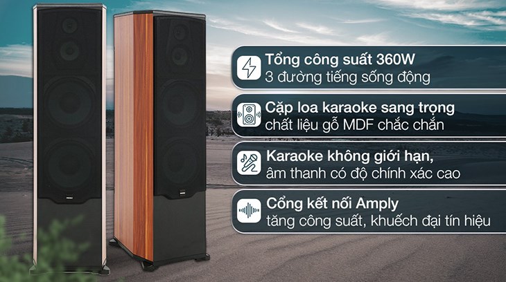 Cặp loa karaoke Paramax LX-2800 360W có giá 10.590.000 đồng (cập nhật tháng 05/2023, có thể thay đổi theo thời gian).