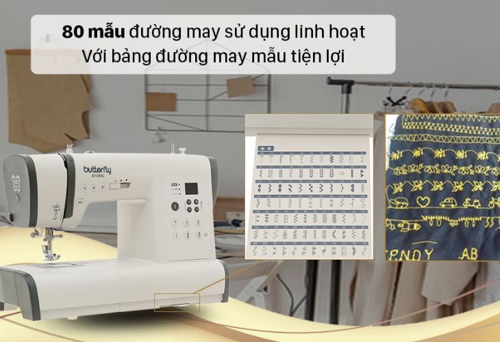 10 tiện ích đáng chú ý của dòng máy may gia đình hiện đại