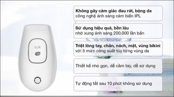 Máy triệt lông Rio Beauty không gây cảm giác đau rát hay bỏng da sau khi wax lông