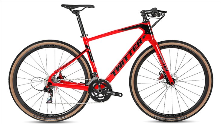 Xe đạp thể thao Road Twitter Gravel PB Hybrid 29 inch Size S sở hữu thiết kế thể thao năng động, cá tính 