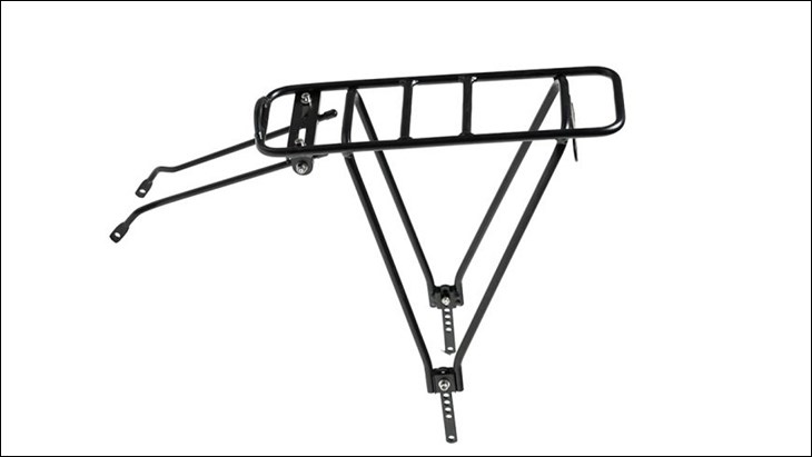 Baga xe đạp VINBIKE PS-CR-002 có thiết kế bản to chắc chắn, có thể chở thêm nhiều đồ dùng
