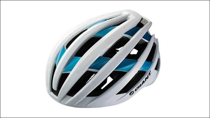 Mũ bảo hiểm xe đạp Giant Knight Helmet size 56-59.5cm Trắng có kiểu dáng thể thao nhỏ gọn, được làm từ nhựa bền chắc