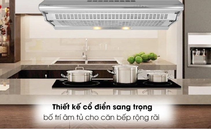 Thiết kế máy hút mùi âm tủ Torino FS303GE2XK23PU3V2LIX/F/90 sang trọng giúp nâng tầm căn bếp của bạn