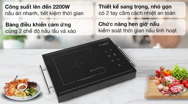 Bếp hồng ngoại Junger MT-21 trang bị nhiều tiện ích với giá chỉ 2.066.000 VNĐ (cập nhật ngày 03/03/2023, có thể thay đổi theo thời gian)