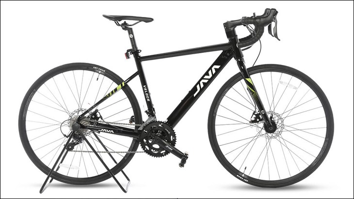 Xe đạp thể thao Road Java 700C-VELOCE-D 700C Size S sở hữu diện mạo khỏe khoắn với tông màu đen mạnh mẽ