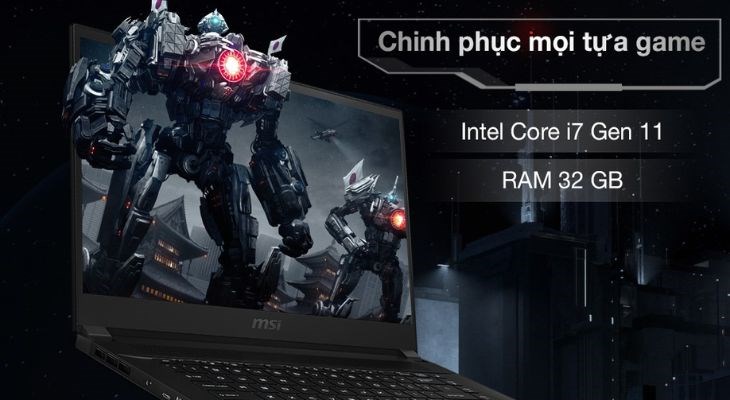 MSI Gaming GS66 Stealth 11UG sở hữu bộ vi xử lý Intel Core i7 Tiger Lake 11800H mạnh mẽ