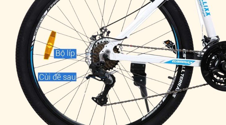 Bộ 7 líp của xe đạp MTB Gammax 26-KUNFENG-1.0-21S 2020 26 inch sẽ giúp bạn tiết kiệm sức lực khi chinh phục địa hình 