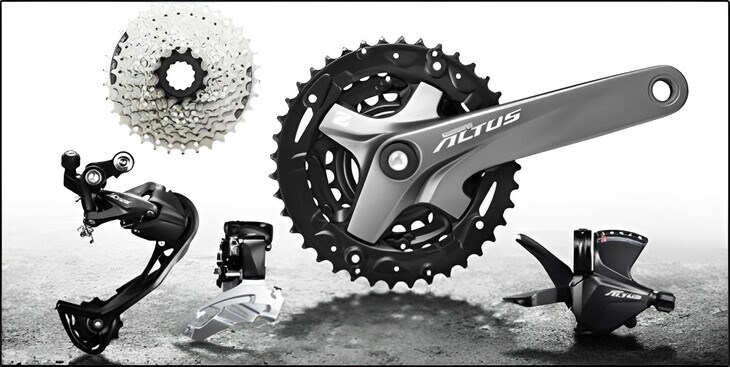 Shimano Altus có phong cách thể thao nên rất phù hợp với các tay đua trẻ