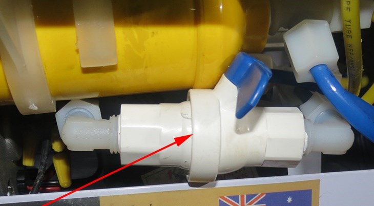 Nguyên nhân khiến thiết bị lọc nước không tự ngắt là do van 1 chiều bị hư, hỏng