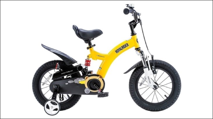 Xe đạp trẻ em RoyalBaby Flying Bear RB12B-9 12 inch Vàng với thiết kế bắt mắt phù hợp với trẻ từ 2 - 4 tuổi