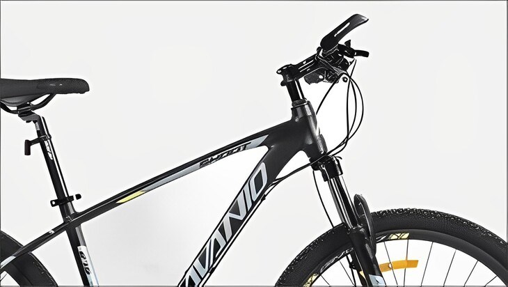 Tay lái xe đạp địa hình MTB Cavanio SHOOT 27.5 inch Vàng không sừng thời trang, dễ dàng điều khiển