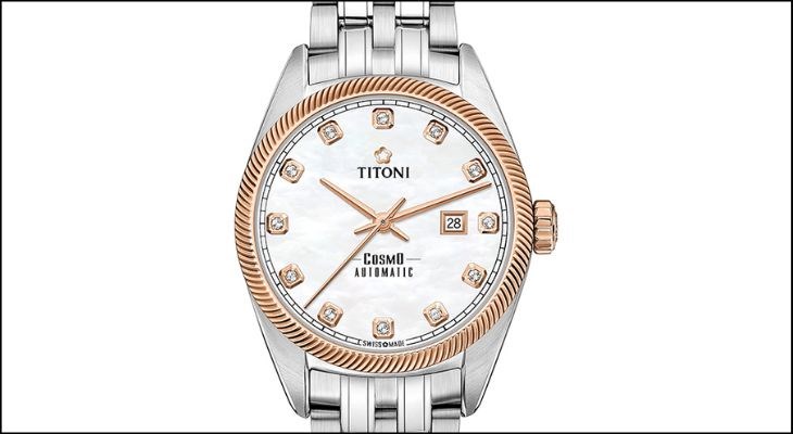 Đồng hồ Titoni 30 mm Nữ 818 SRG-622 có mặt kính được làm từ Sapphire