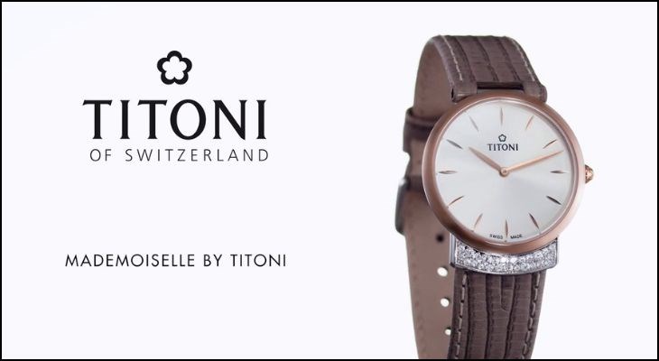 Mademoiselle là dòng đồng hồ Titoni dành riêng cho các quý cô thời thượng