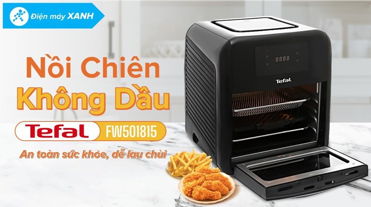 Lò chiên không dầu Tefal FW501815 11 lít được bán với giá 5.659.000 đồng (cập nhật 21/04/2023 và có thể thay đổi theo thời gian)
