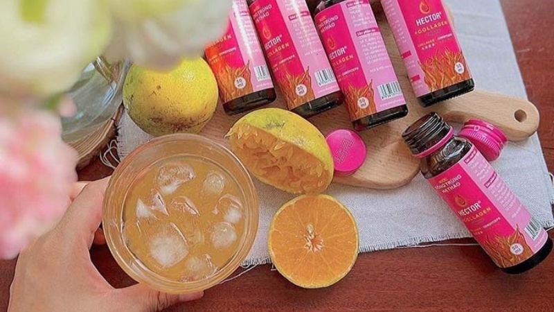 Bạn nên kết hợp uống collagen và vitamin để việc chăm sóc da đạt hiệu quả tốt nhất