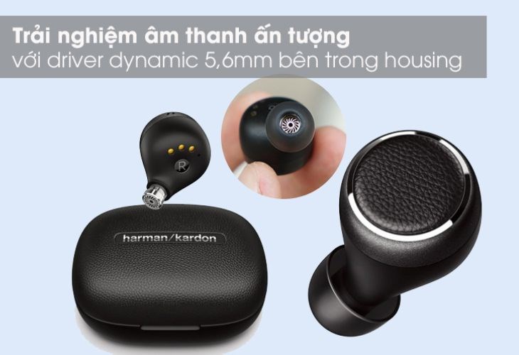 Bluetooth True Wireless Harman/Kardon FLY TWSBLK headphones support Leo individuals in enjoying music