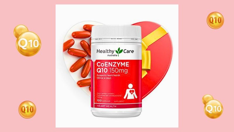 CoQ10 150mg Healthy Care cung cấp năng lượng và bảo vệ tim mạch