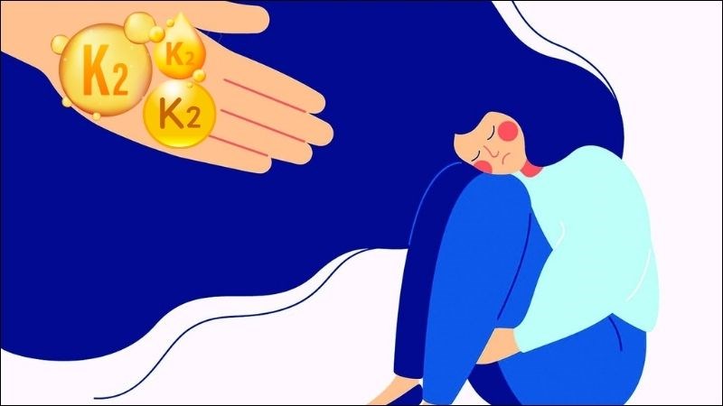 Vitamin K2 c&oacute; khả năng l&agrave;m giảm c&aacute;c triệu chứng trầm cảm, rối loạn lo &acirc;u