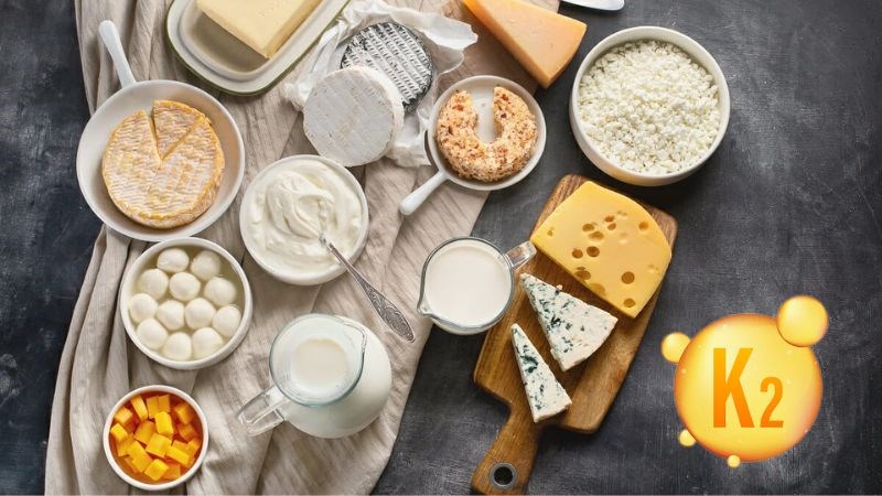 Vitamin K2 c&oacute; nhiều trong thực phẩm l&ecirc;n men v&agrave; thực phẩm c&oacute; nguồn gốc động vật