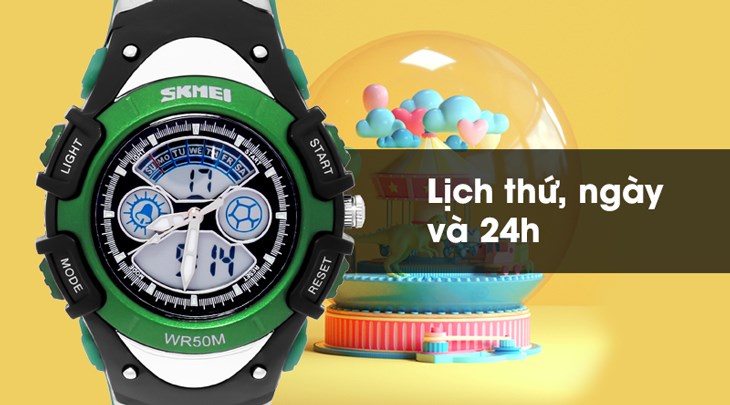 Đồng hồ SKMEI 37 mm Trẻ em SK-0998 giúp các bé theo dõi thời gian hiệu quả hơn với tính năng lịch thứ, ngày và định dạng 24 giờ