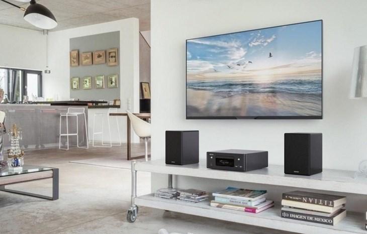 Dàn âm thanh mini không chiếm nhiều diện tích khi lắp đặt