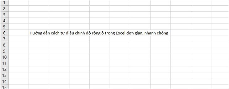 Kích thước ô quá nhỏ so với độ dài dữ liệu sẽ khiến một phần dữ liệu chiếm vị trí của những ô khác