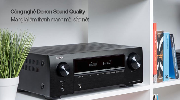 Amply Denon AVRX250BTBKE2 130W trang bị công nghệ Denon Sound Quality giúp âm thanh phát ra mạnh mẽ, phù hợp nhiều thể loại nhạc Amply Denon AVRX250BTBKE2 130W trang bị công nghệ Denon Sound Quality giúp âm thanh phát ra mạnh mẽ, phù hợp nhiều thể loại nhạc