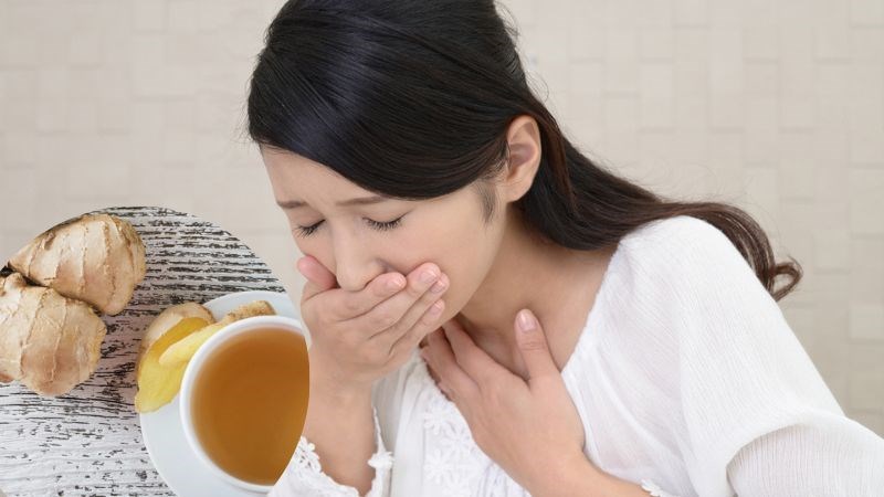 Gừng có khả năng làm giảm tình trạng nôn ở bà bầu hoặc bệnh nhân sau phẫu thuật