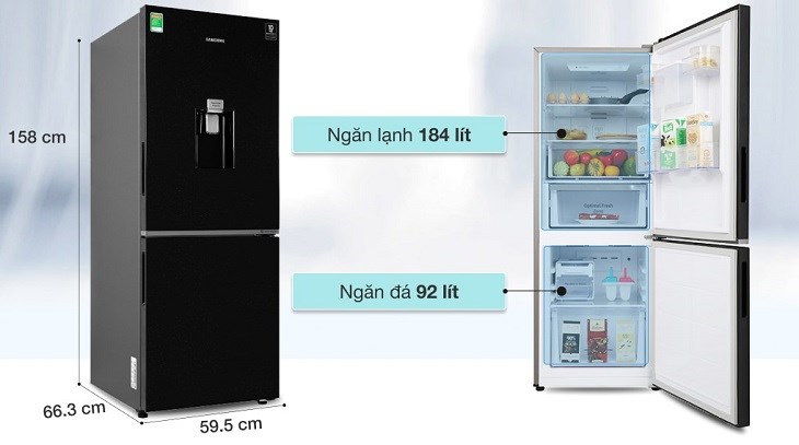 tủ lạnh Samsung Inverter 276 lít RB27N4170BU/SV