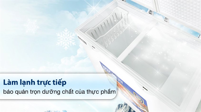 Tủ đông Hòa Phát 352 Lít HPF AD6352 sau một thời gian sử dụng sẽ bị đóng tuyết