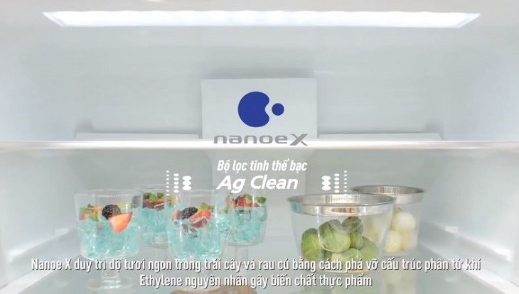 công nghệ nanoe-x trên tủ lạnh panasonic