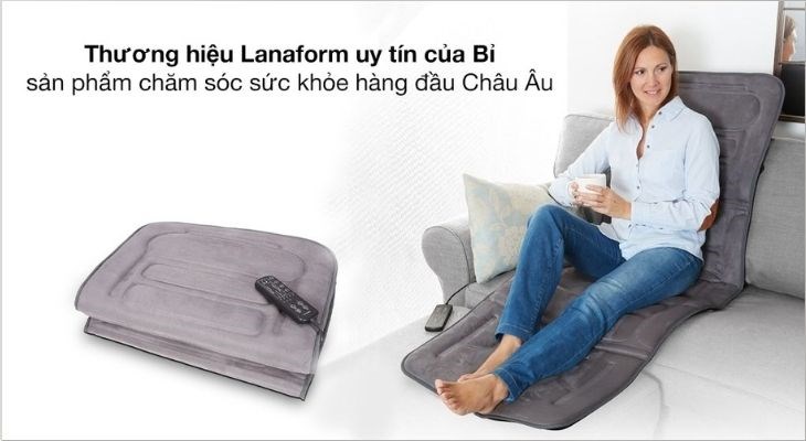 Đệm massage Lanaform LA110315 thương hiệu uy tín đến từ Bỉ