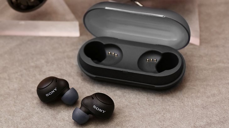 Tai nghe Bluetooth True Wireless Sony WF-C500 có khả năng nghe nhạc liên tục trong 10 tiếng