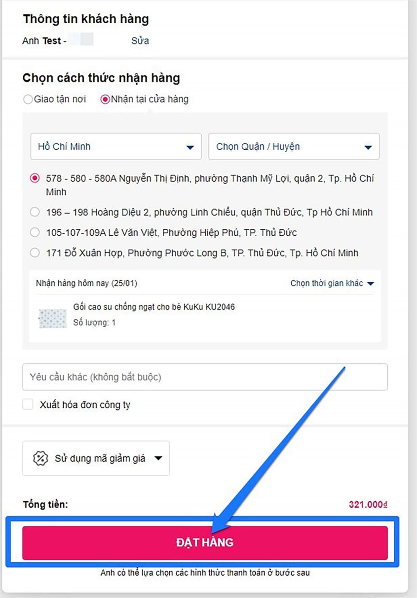 Nhập mã AVAKID giảm 10% tối đa 100k cho đơn hàng từ 300k, hóng thôi!