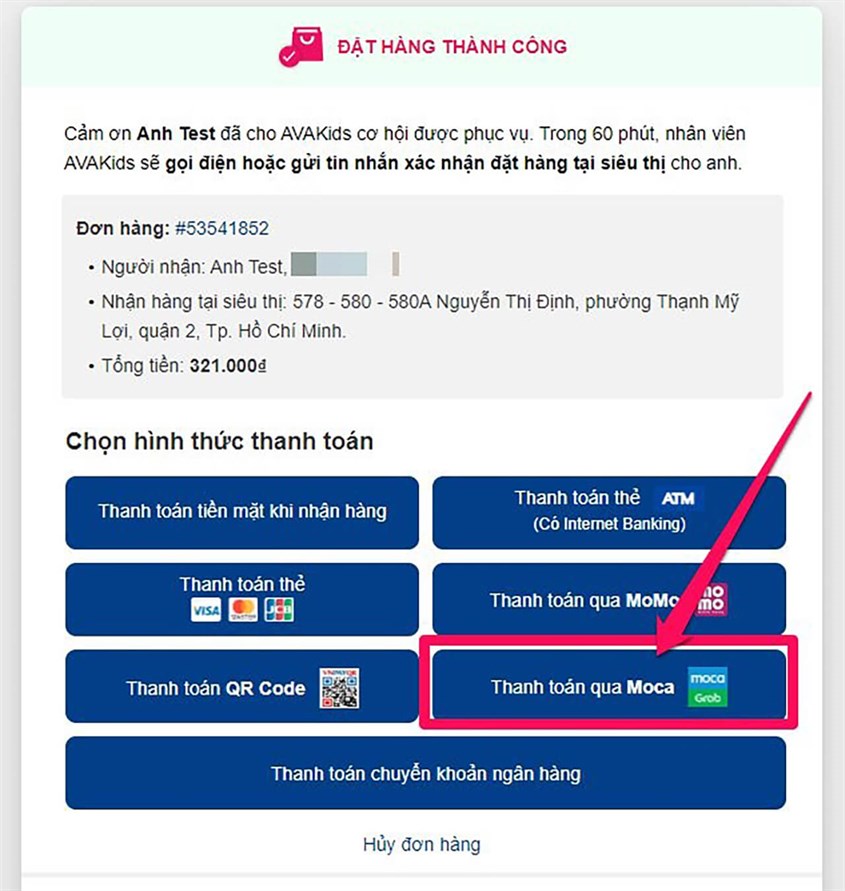 Nhập mã AVAKID giảm 10% tối đa 100k cho đơn hàng từ 300k, hóng thôi!
