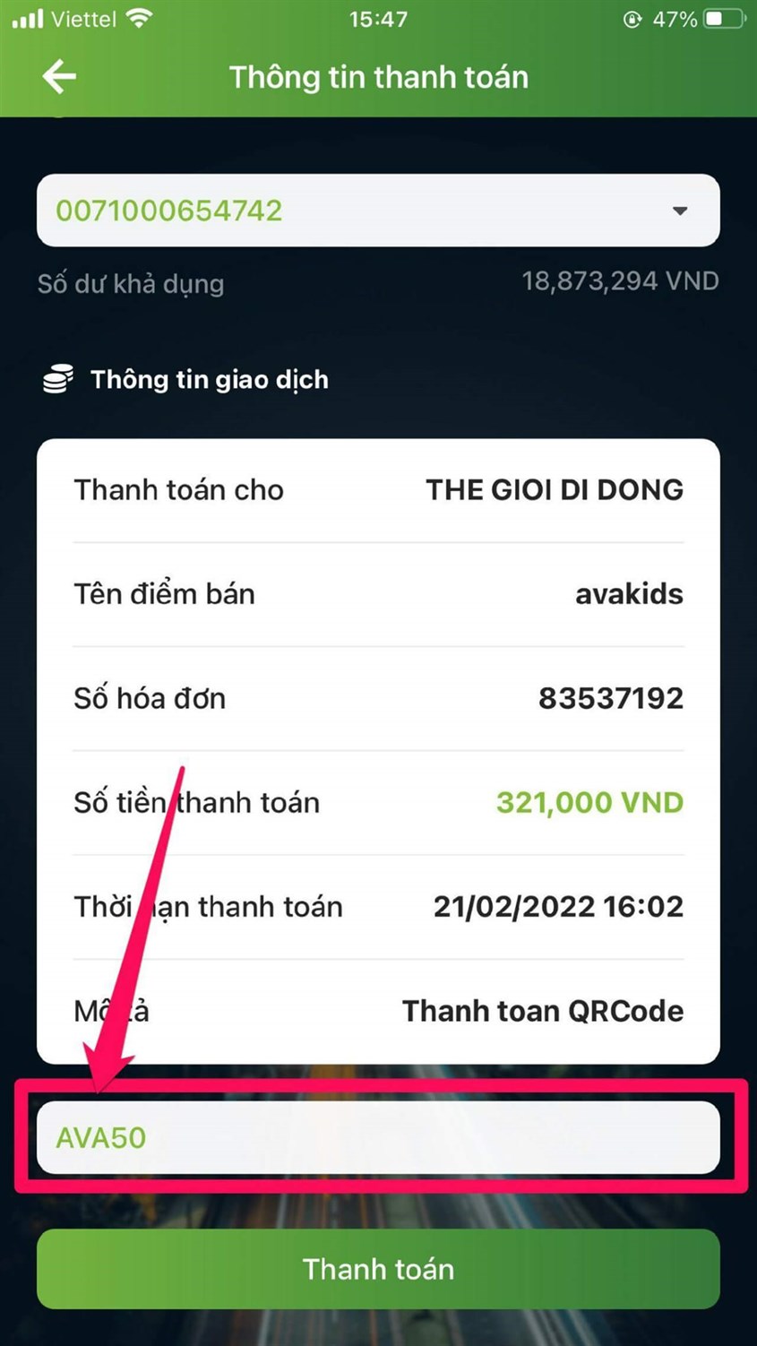 AVAKids nhập mã AVA50 thanh toán qua VNPAY QR giảm 10% tối đa 50k