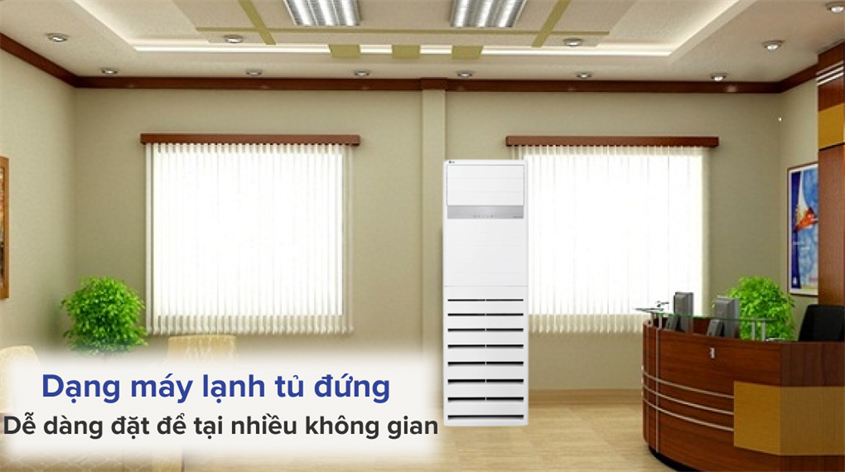 Máy lạnh tủ đứng LG Inverter 5 HP ZPNQ48GT3A0 có tính thẩm mỹ cao
