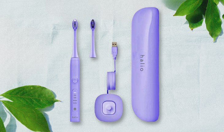 Halio Sonic Whitening electric toothbrush effectively cleans teeth