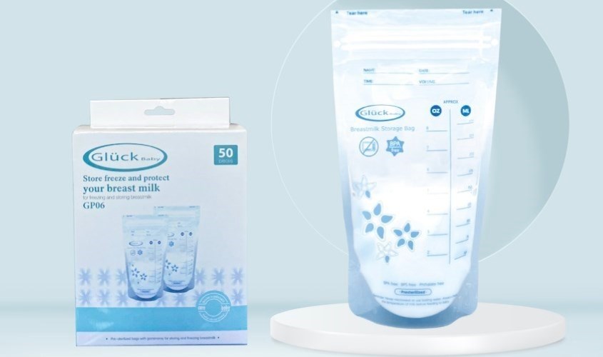 50 túi trữ sữa Gluck Baby GP06 250 ml